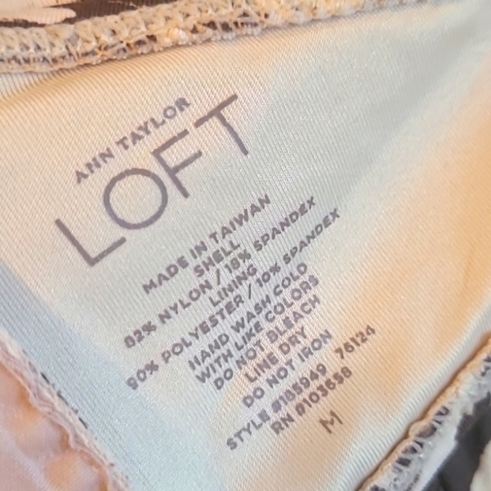 Ann Taylor LOFT swim bikini halter top szM - Picture 3 of 3